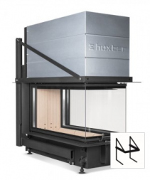 Каминная топка Hoxter UKA 86/50/86/52h Монтажная конструкция с рамкой 3-х сторонней